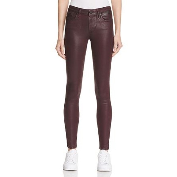 PAIGE Denim - Paige Verdugo Ultra Skinny Wine Luxe Coating